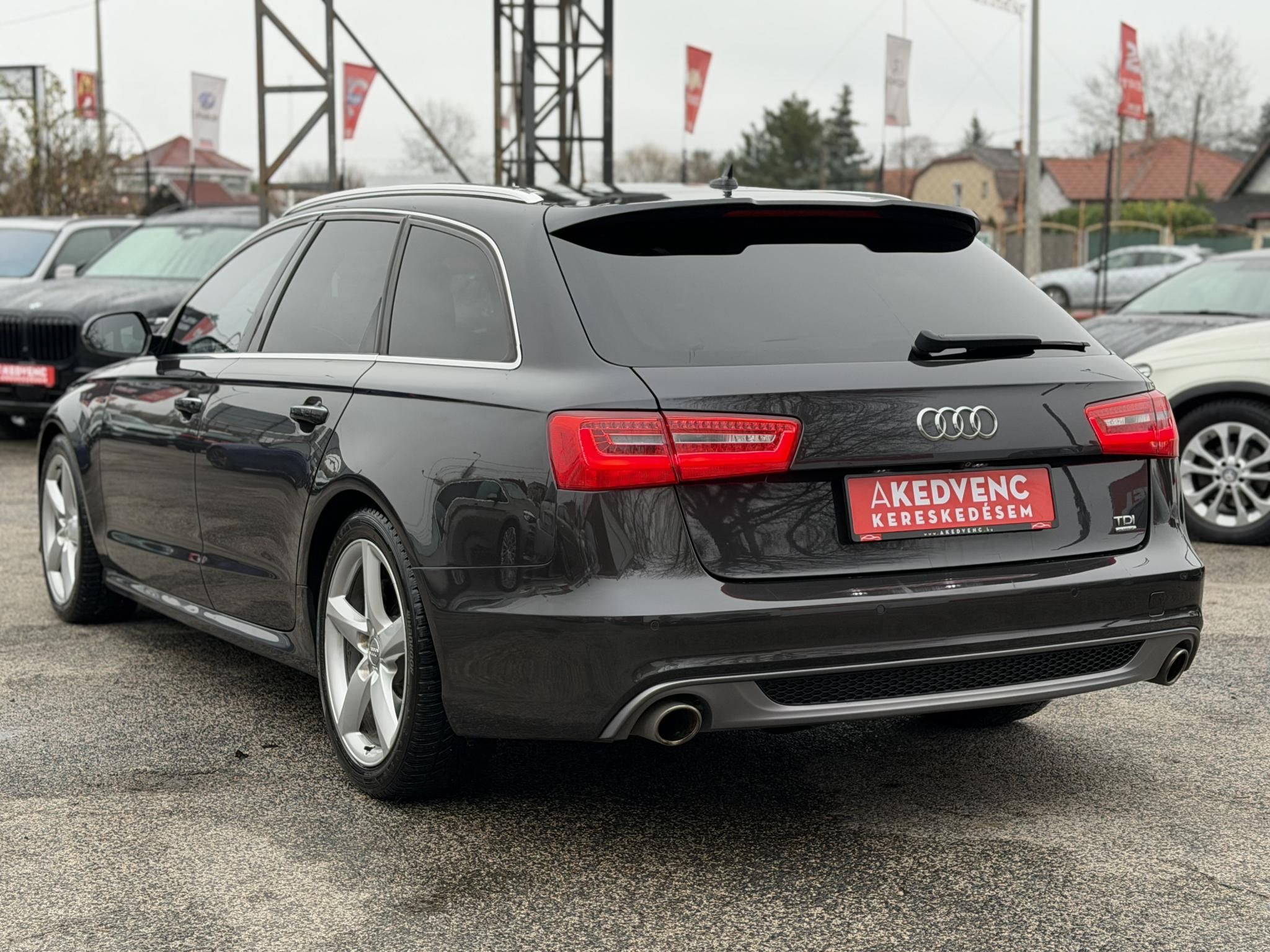 AUDI A6 Avant 3.0 V6 TDI DPF quattro S-tronic S-line Xenon Távtartó Memória Navi Sávtartó Holttér