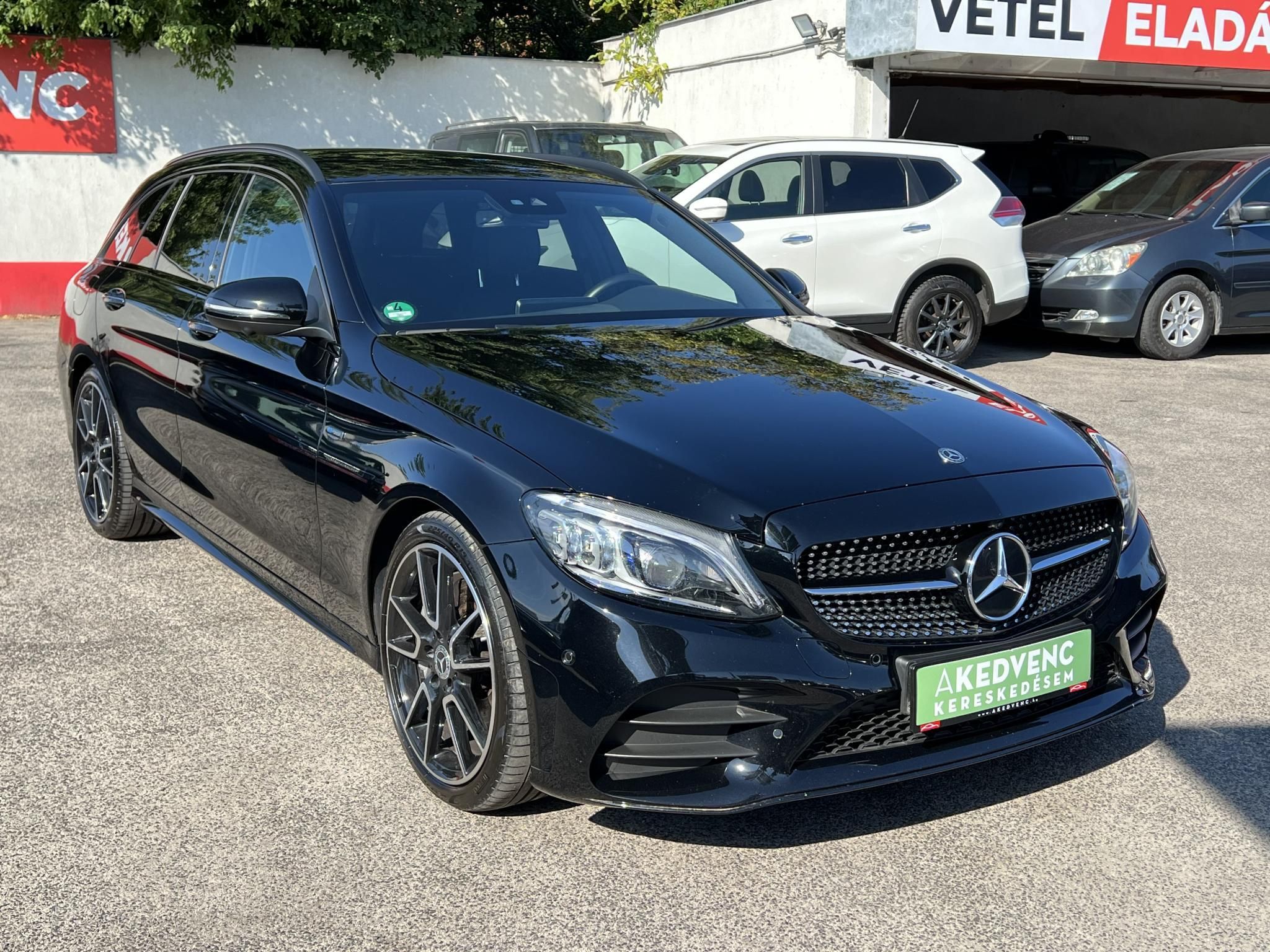 MERCEDES-BENZ C 300 T de EQ Power 9G-TRONIC AMG+karbon csomag. 88e km Burmester. teljes kerámia bevonat. ZÖLD rendszám