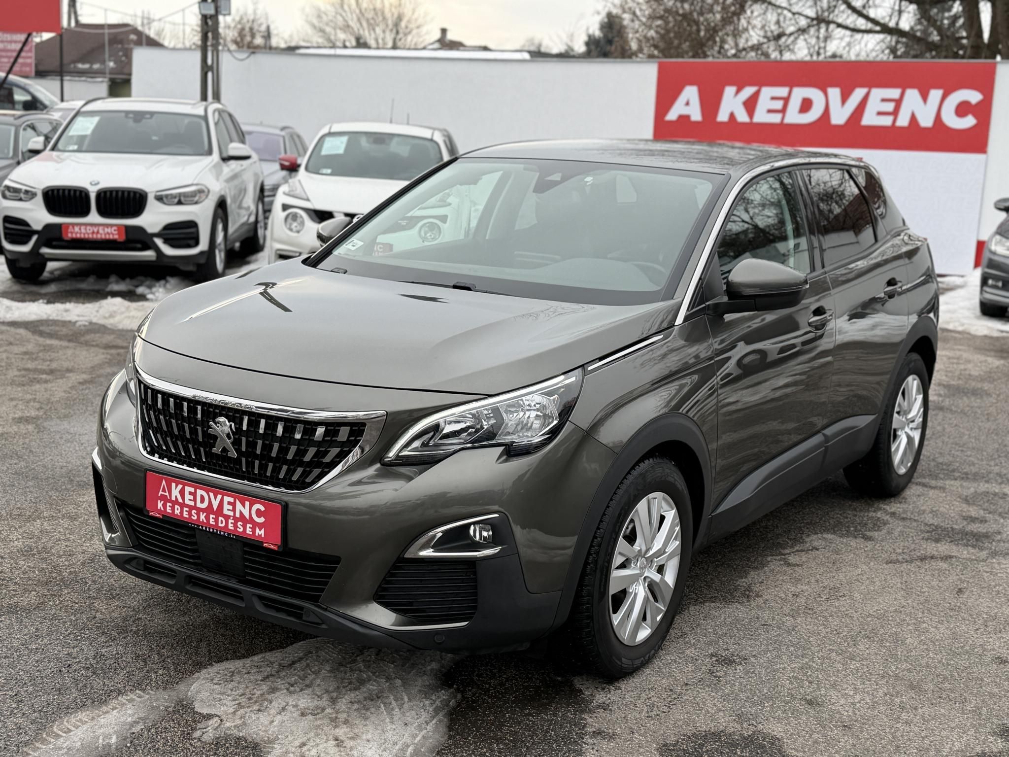PEUGEOT 3008 1.6 BlueHDi Allure EAT6 Teljes szerviztörténet. Carplay. radar. tempomat. 8 gumi