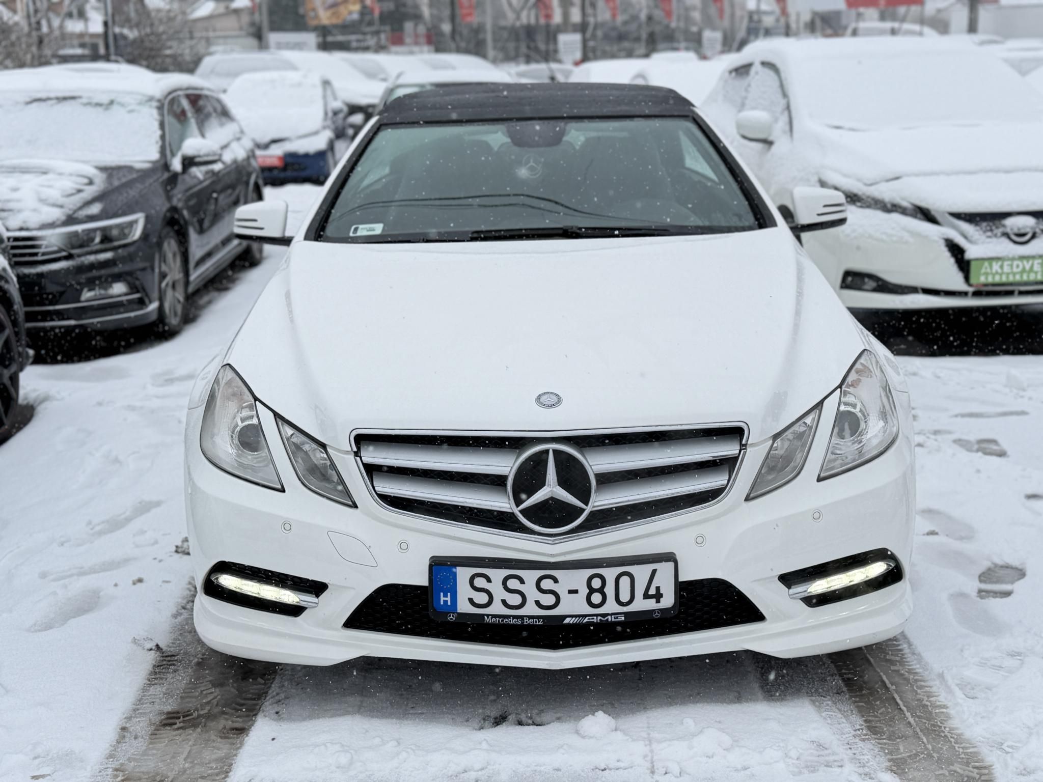 MERCEDES-BENZ E 220 CDI (Automata) Cabrio AMG csomag. 110e km. GYÖNYÖRŰ!