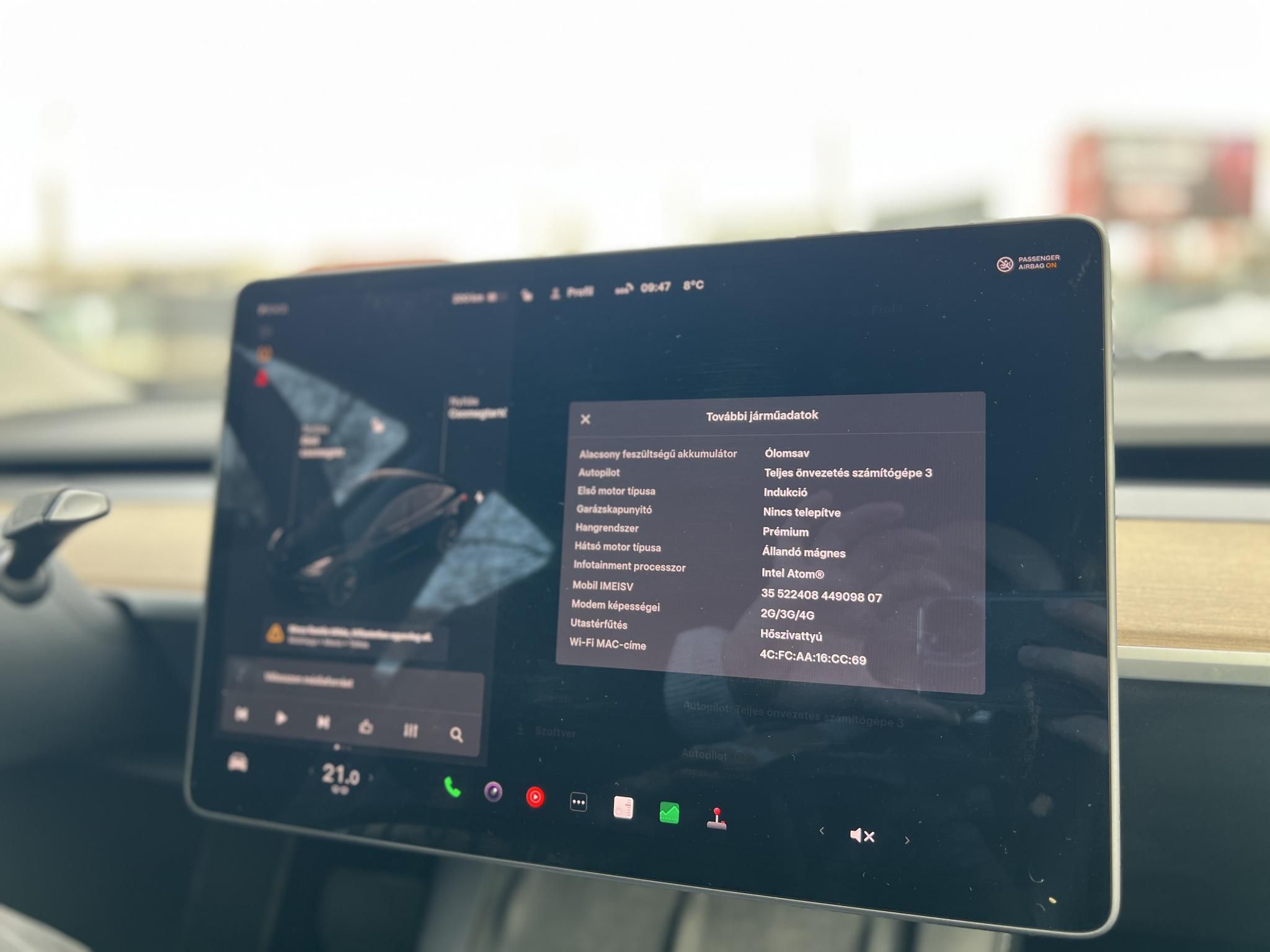 TESLA MODEL 3 Long Range AWD (Automata) mátrix LED. garanciális. hőszivattyú. premium hifi. 500km-es hatótáv!