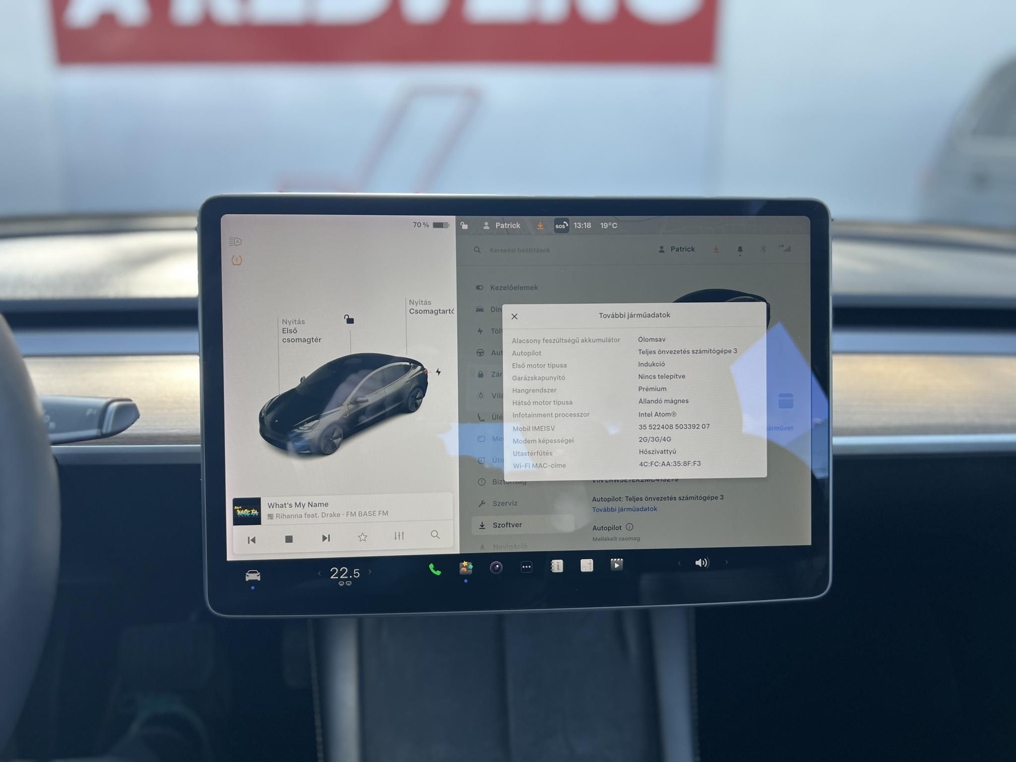 TESLA MODEL 3 Long Range AWD (Automata) 60e km. mátrix LED. hőszivattyú. 500km hatótáv!