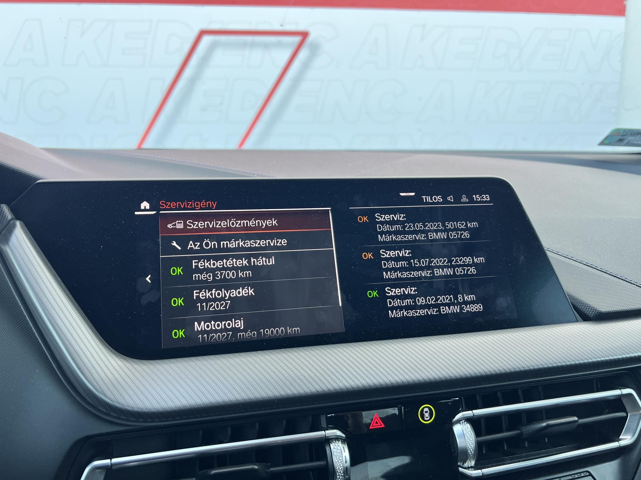 BMW 218d M Sport (Automata) 98e km. CARPLAY. LED. tempomat. ülésfűtés. keyless. megkímélt állapot!