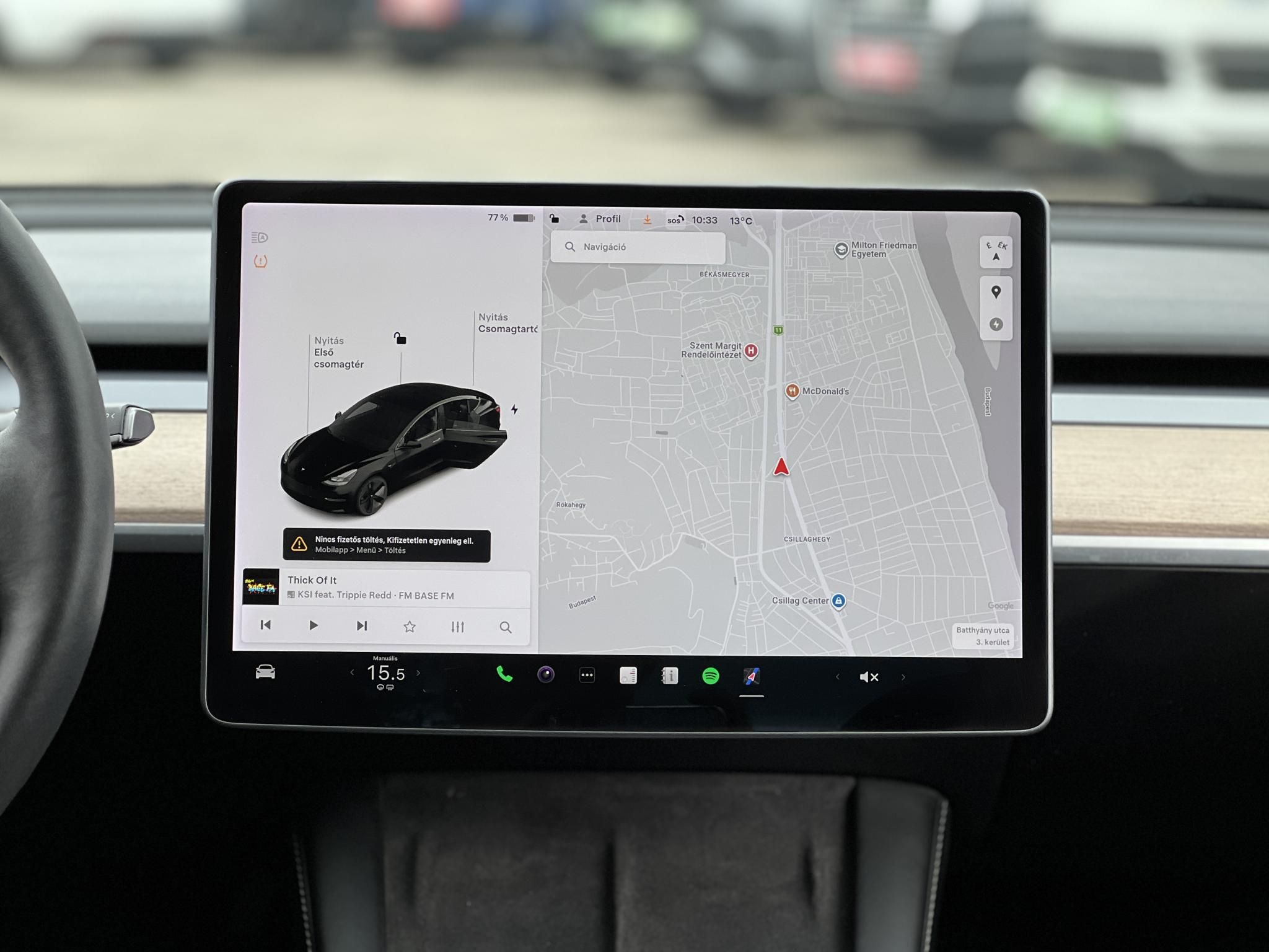 TESLA MODEL 3 Long Range AWD (Automata) 63e km. mátrix LED. hőszivattyú. garanciális. kitűnő állapot!