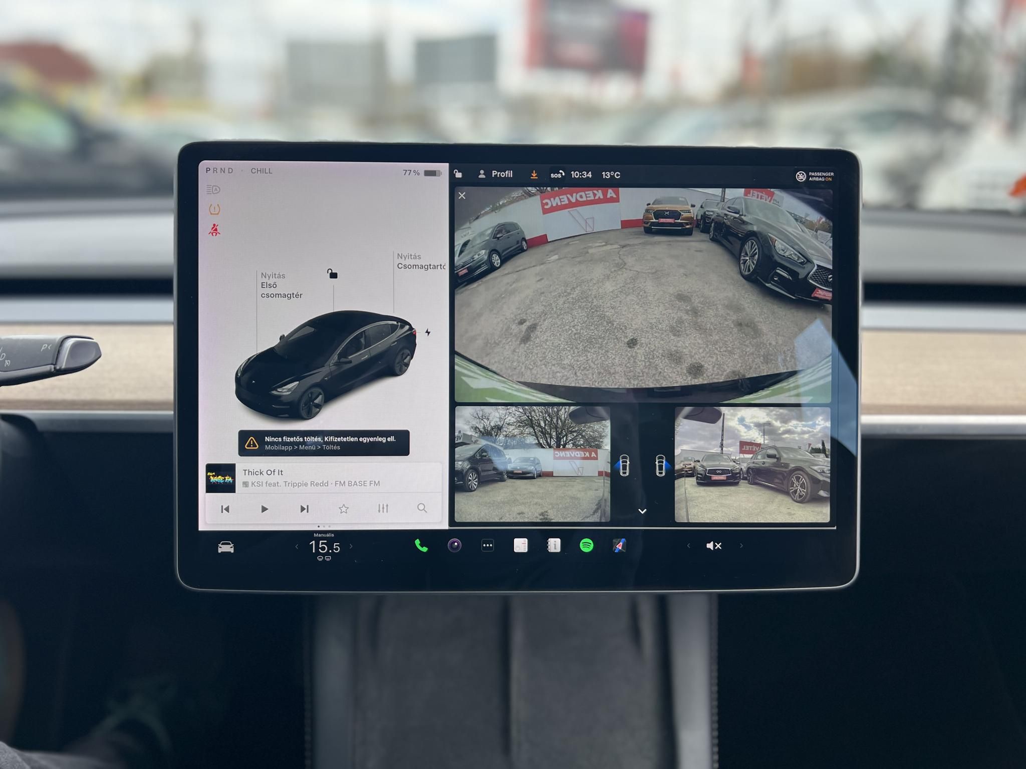 TESLA MODEL 3 Long Range AWD (Automata) 63e km. mátrix LED. hőszivattyú. garanciális. kitűnő állapot!