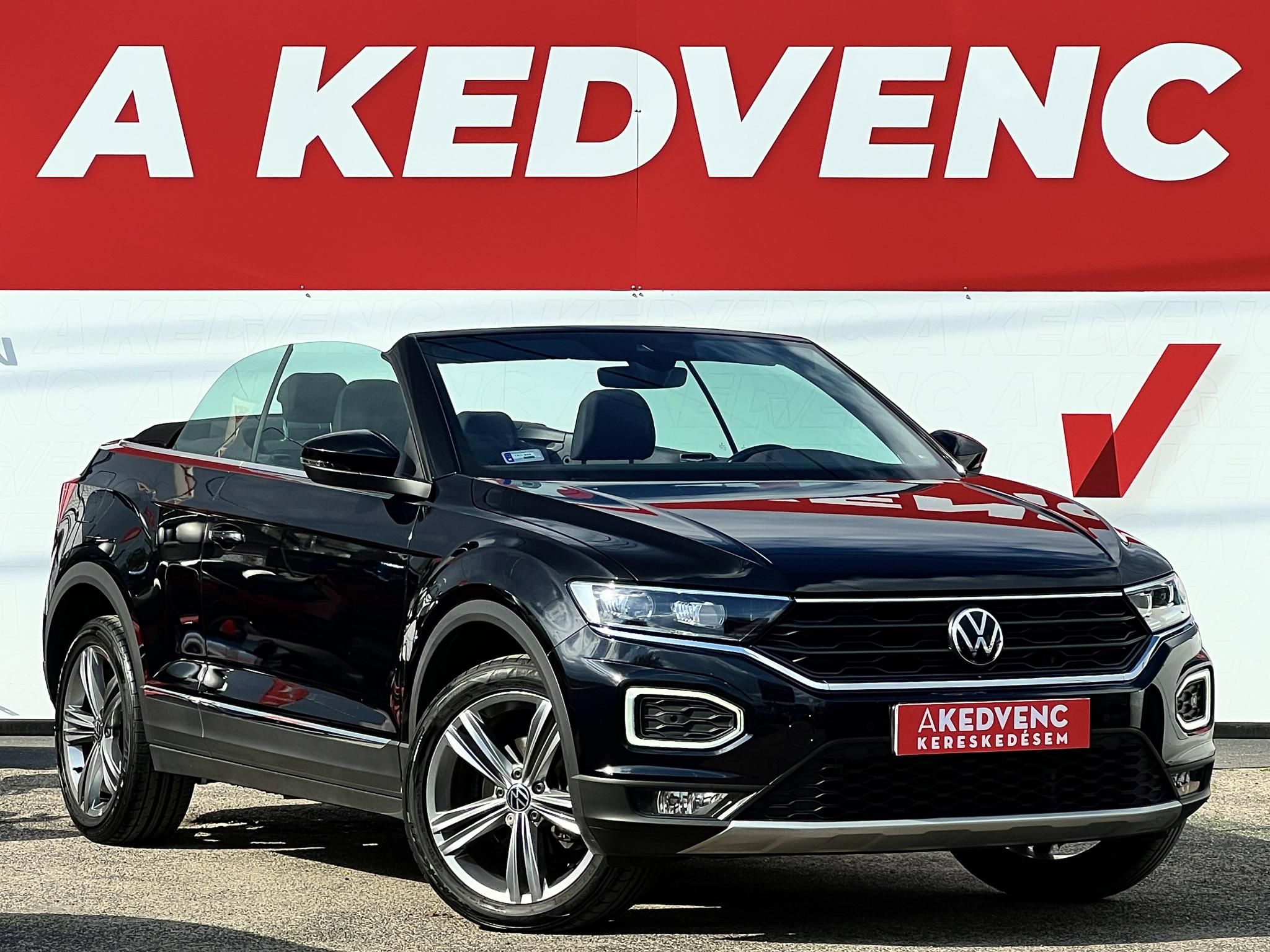 VOLKSWAGEN T-ROC Cabrio 1.5 TSI ACT Style DSG 39e km. Magyarországi. Márkaszervizelt. Újszerű állapot!