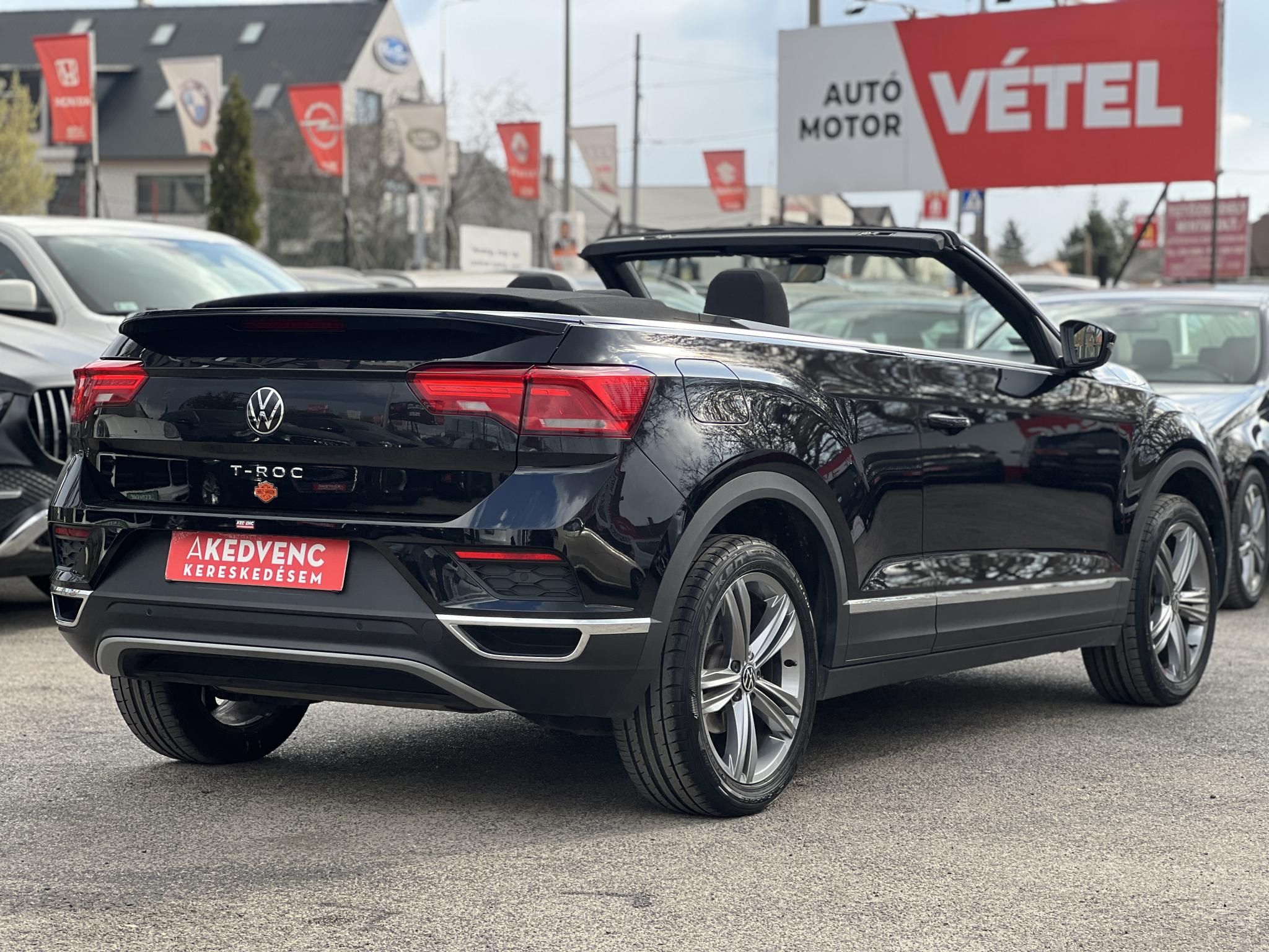 VOLKSWAGEN T-ROC Cabrio 1.5 TSI ACT Style DSG 39e km. Magyarországi. Márkaszervizelt. Újszerű állapot!