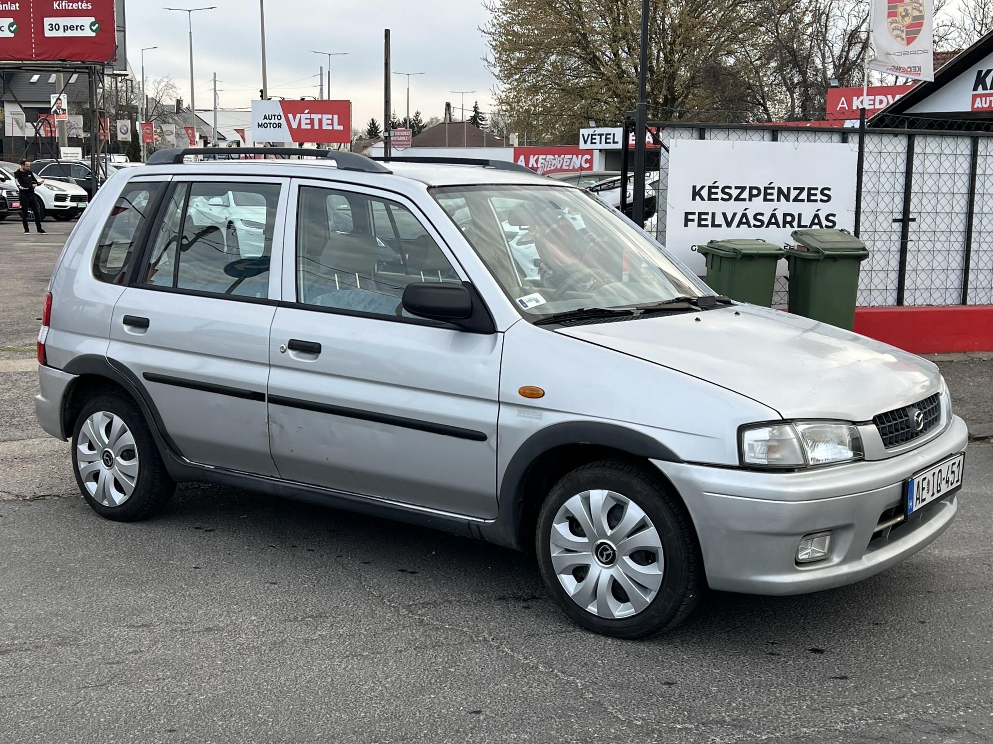 MAZDA DEMIO 1.3i GLX Comfort klíma. szervokormány. elektromos tükrök. 2027.11-ig műszaki