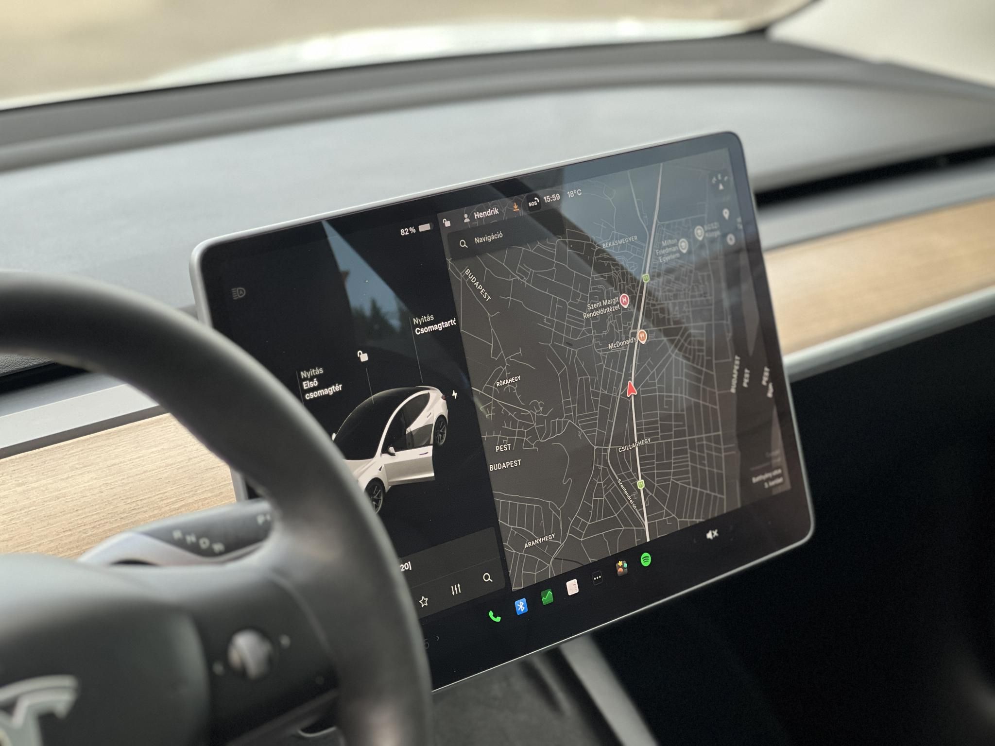 TESLA MODEL 3 Long Range AWD (Automata) 63e km. 2029-ig garanciális. 550 km-es hatótáv!