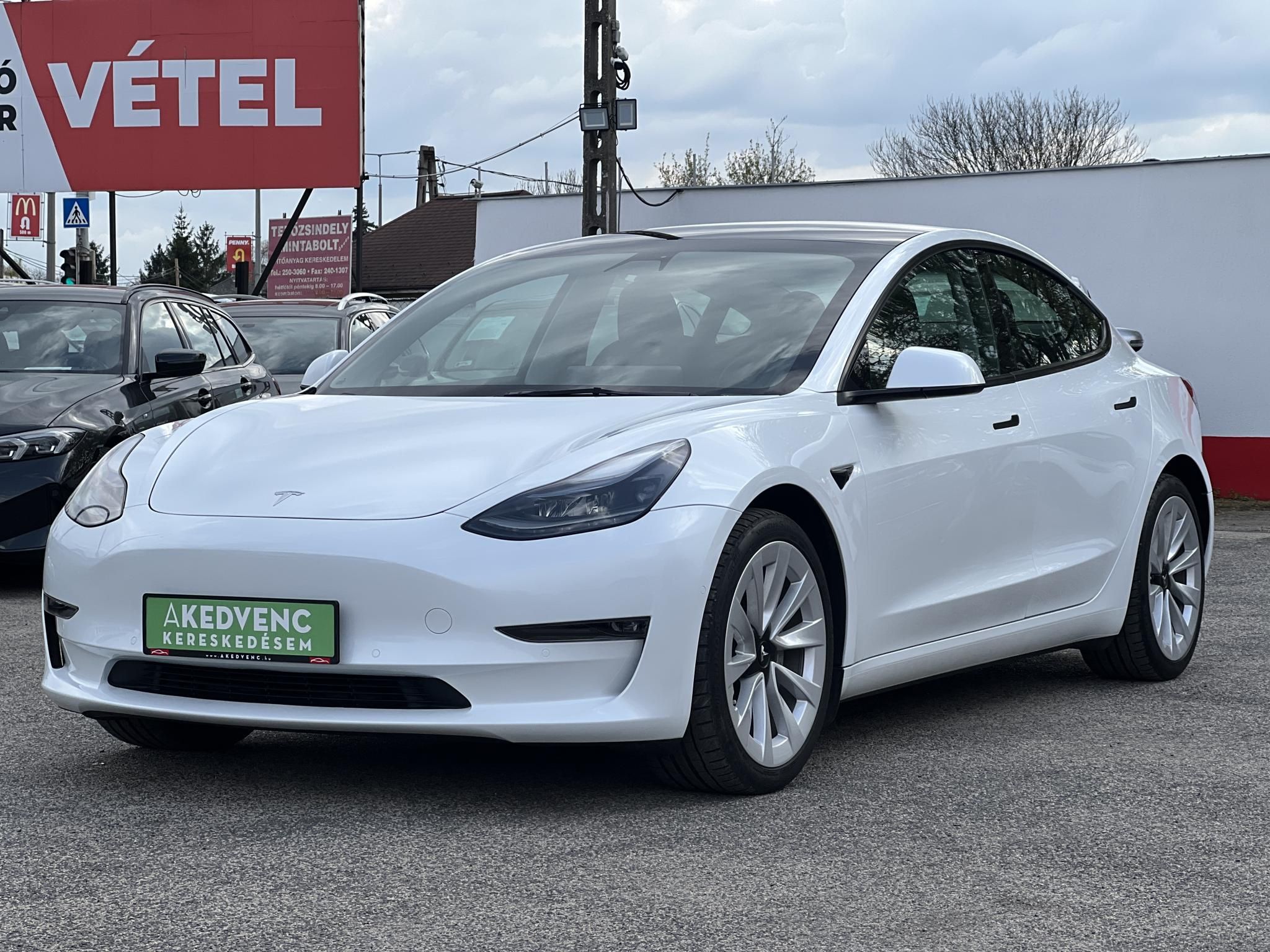 TESLA MODEL 3 Long Range AWD (Automata) 63e km. 2029-ig garanciális. 550 km-es hatótáv!