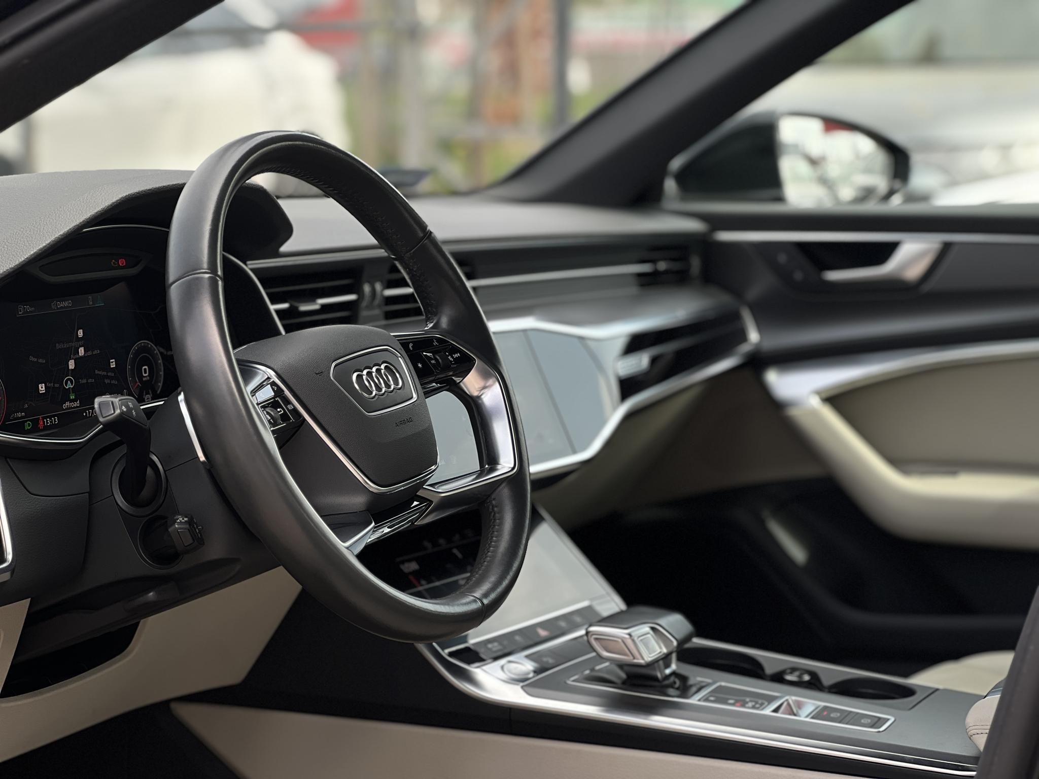 AUDI A6 55 TFSI Sport quattro S-tronic 97e km. LED Virtual Cockpit Memória Vajbőr Kamera Távtartó Sávtartó