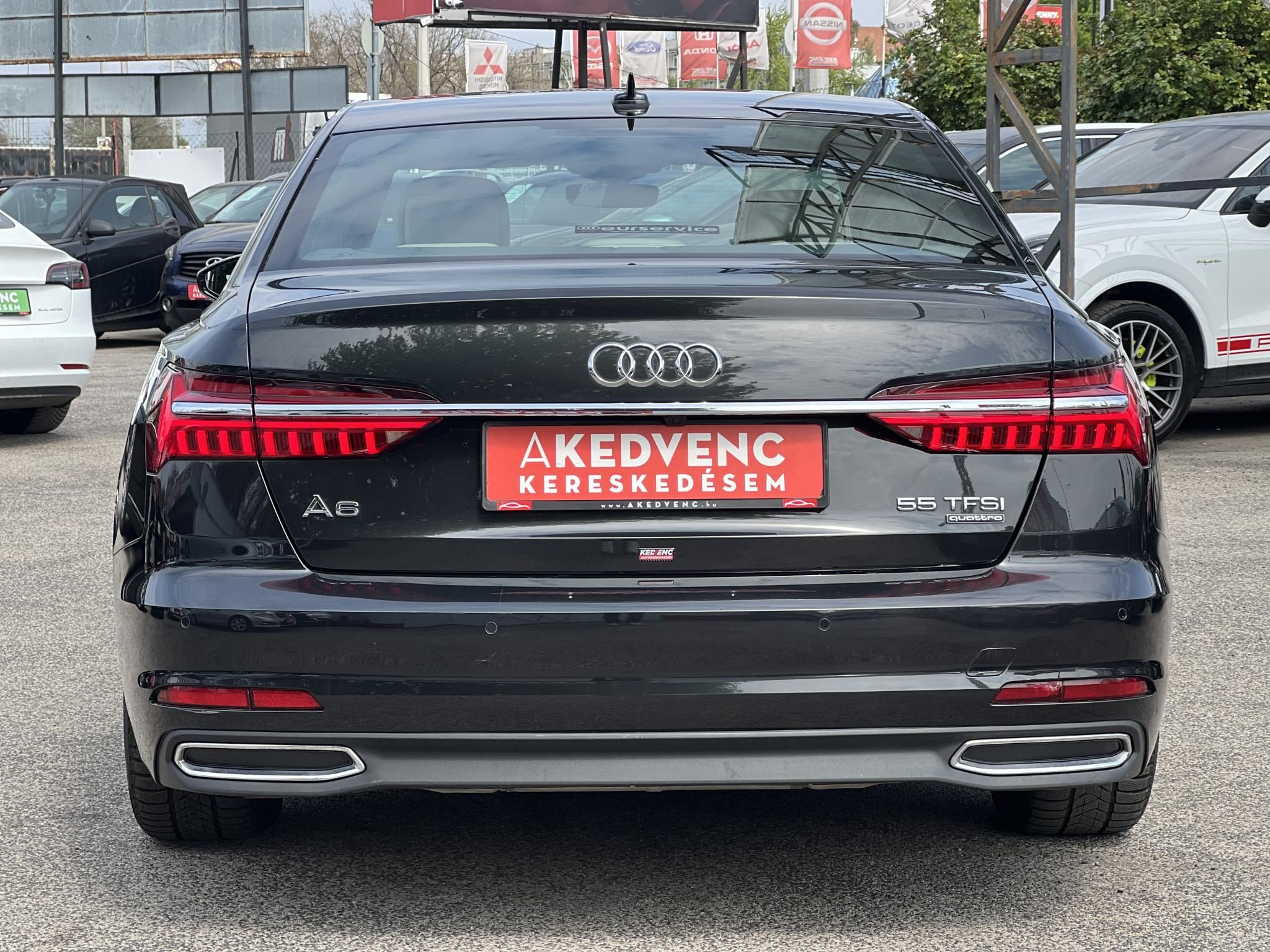 AUDI A6 55 TFSI Sport quattro S-tronic 97e km. LED Virtual Cockpit Memória Vajbőr Kamera Távtartó Sávtartó