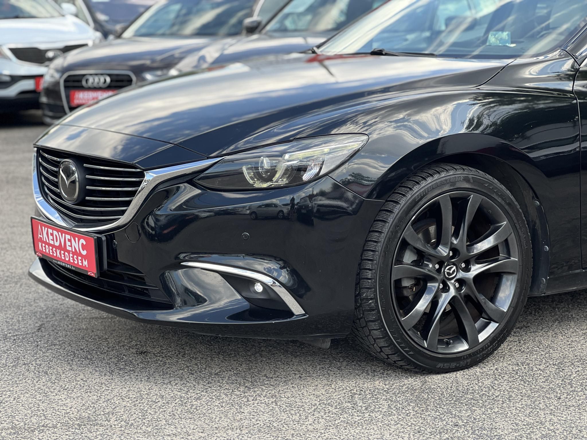 MAZDA 6 2.2 CD Revolution Top (Automata) Sávtartó Bose hifi Head-up T.Kamera Fehér bőr belső!