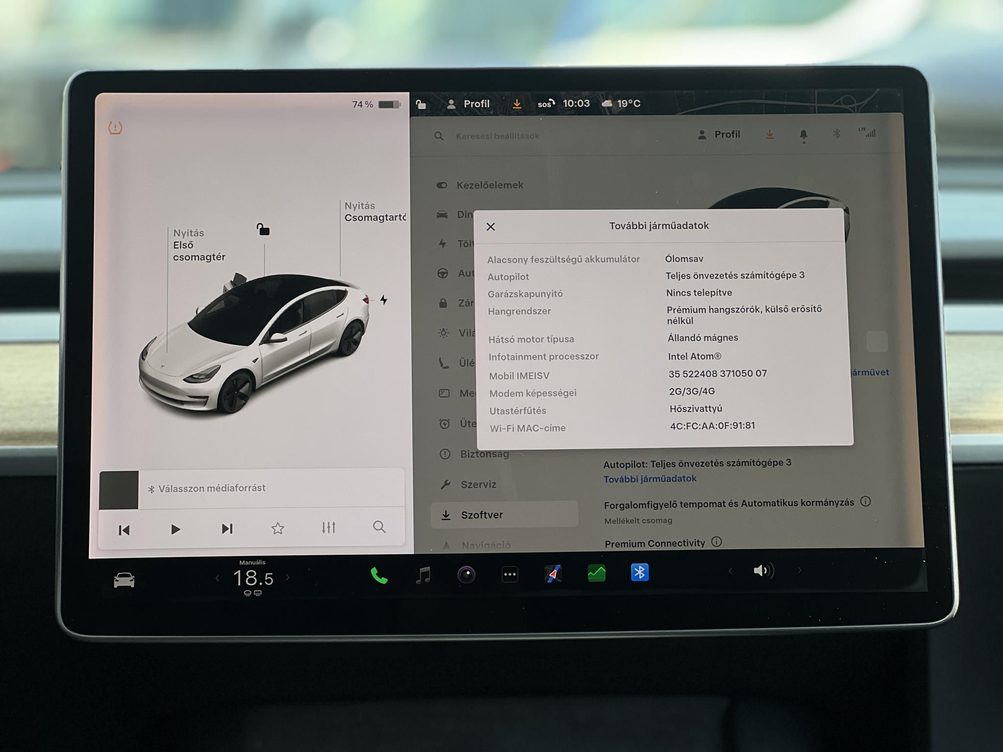 TESLA MODEL 3 Standard Range Plus Aut 62e km. hőszivattyú. garanciális!