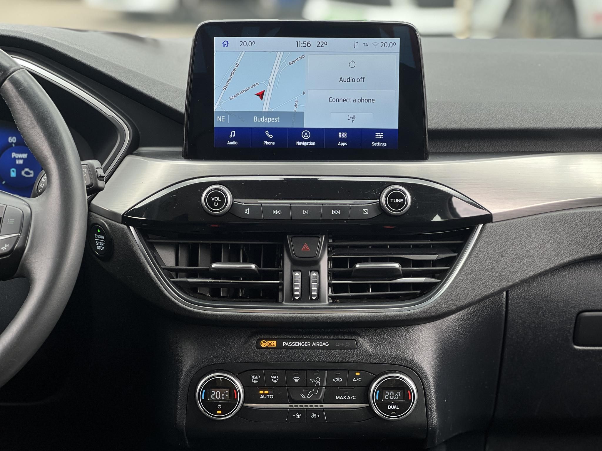 FORD KUGA 2.5 FHEV Freedom CVT 120e km. LED fényszórók. kamera. keyless. sávtartó. navi. CARPLAY!