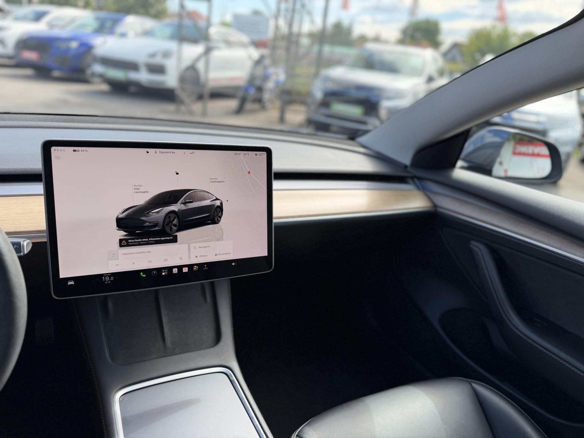 TESLA MODEL 3 Long Range AWD (Automata) 60e km. AMD Ryzen. mátrix LED. hőszivattyú. garanciális!