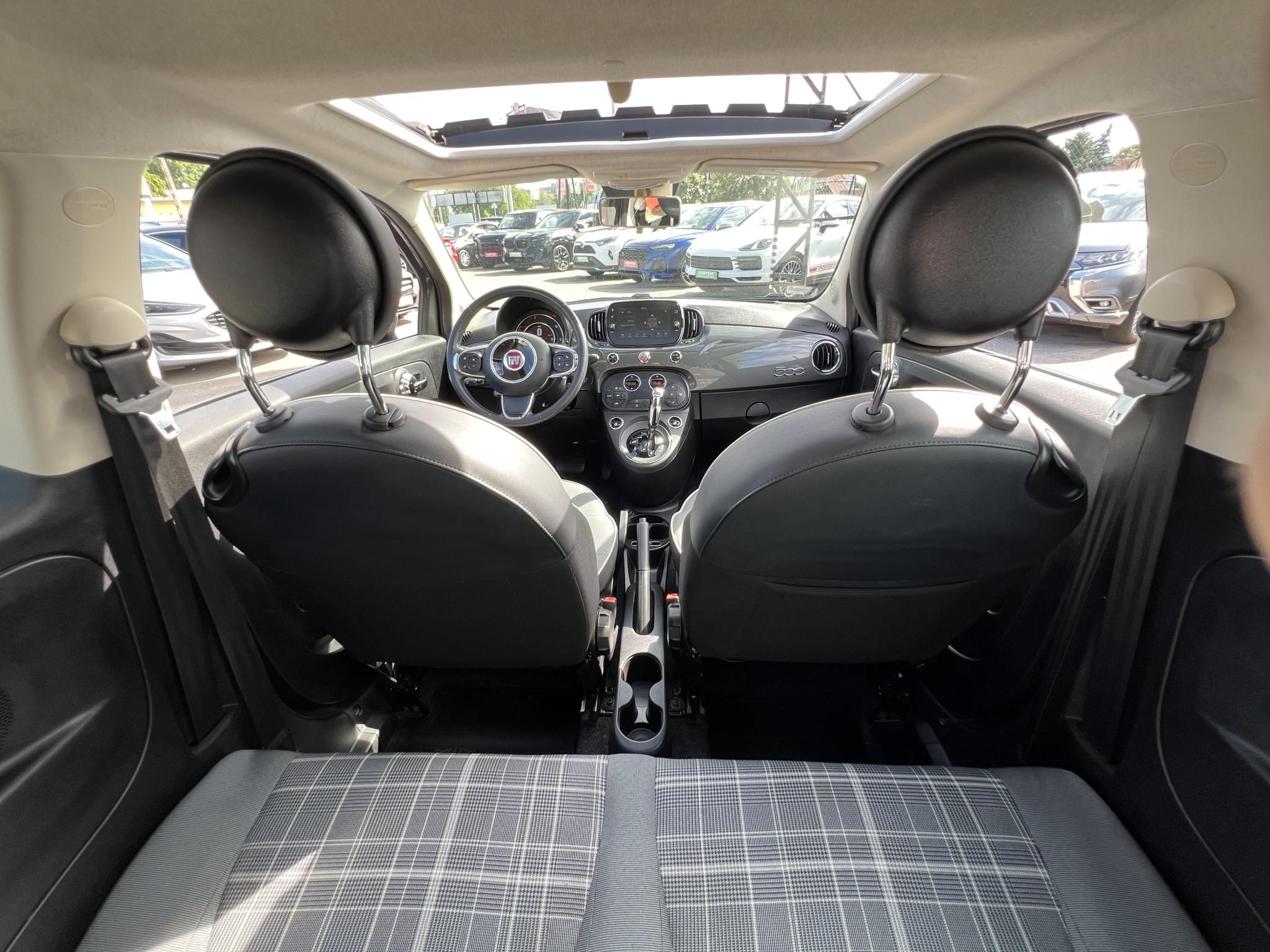 FIAT 500 500C 1.2 8V Lounge Dualogic Magyarországi. Gyári fényezés. Végig vezetett szervizkönyv! 51e km!