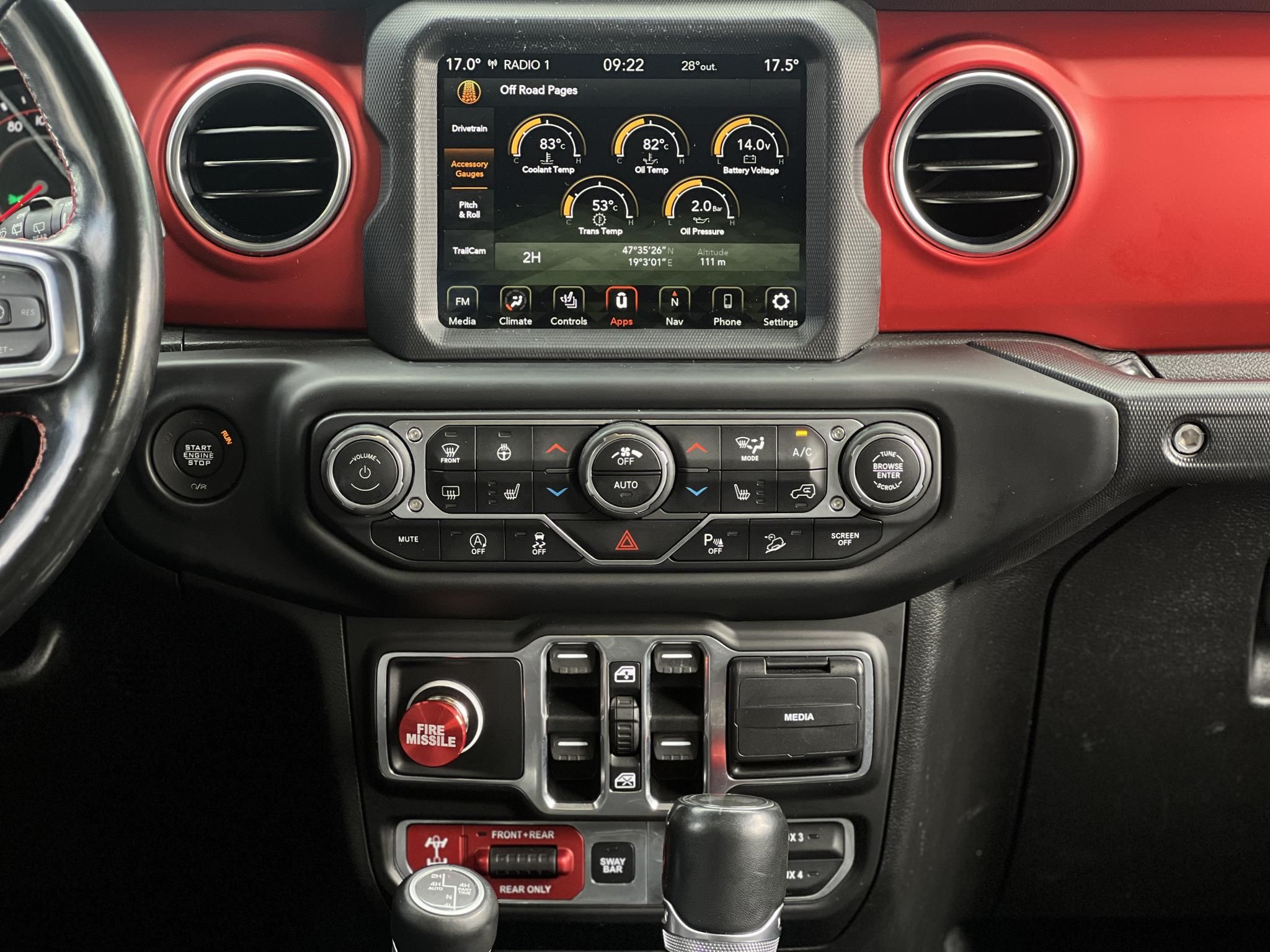 JEEP WRANGLER Unlimited 2.2 CRD Rubicon (Automata) M.o-i. 2.5T vonóhorog Magas felszereltség!