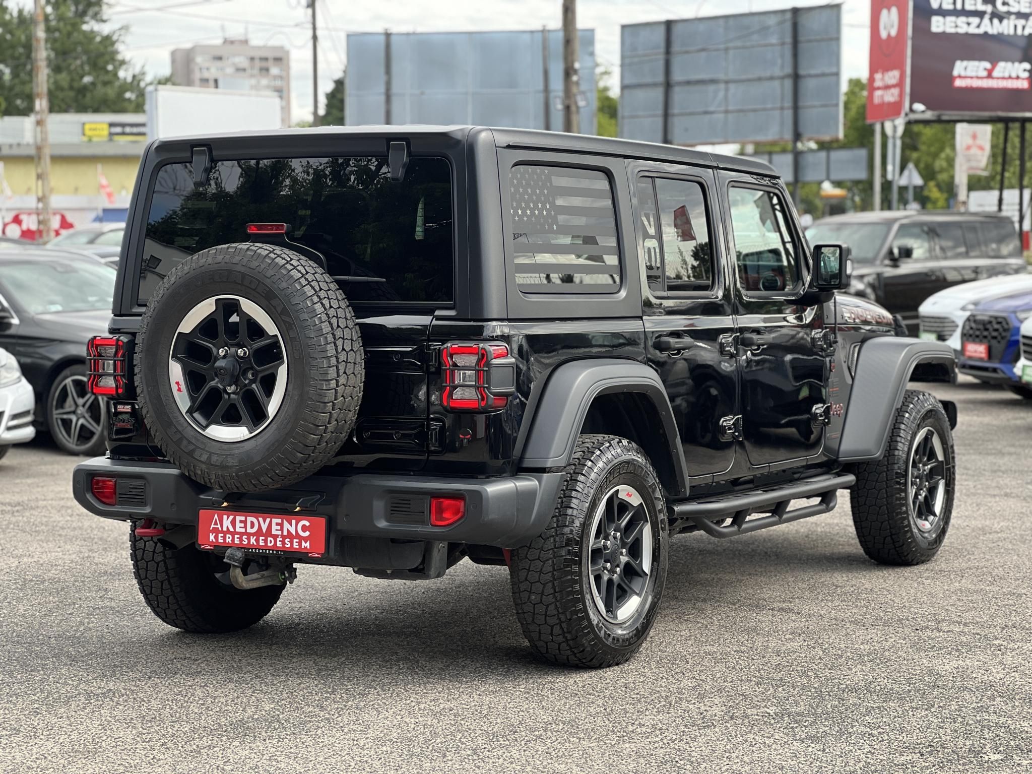 JEEP WRANGLER Unlimited 2.2 CRD Rubicon (Automata) M.o-i. 2.5T vonóhorog Magas felszereltség!