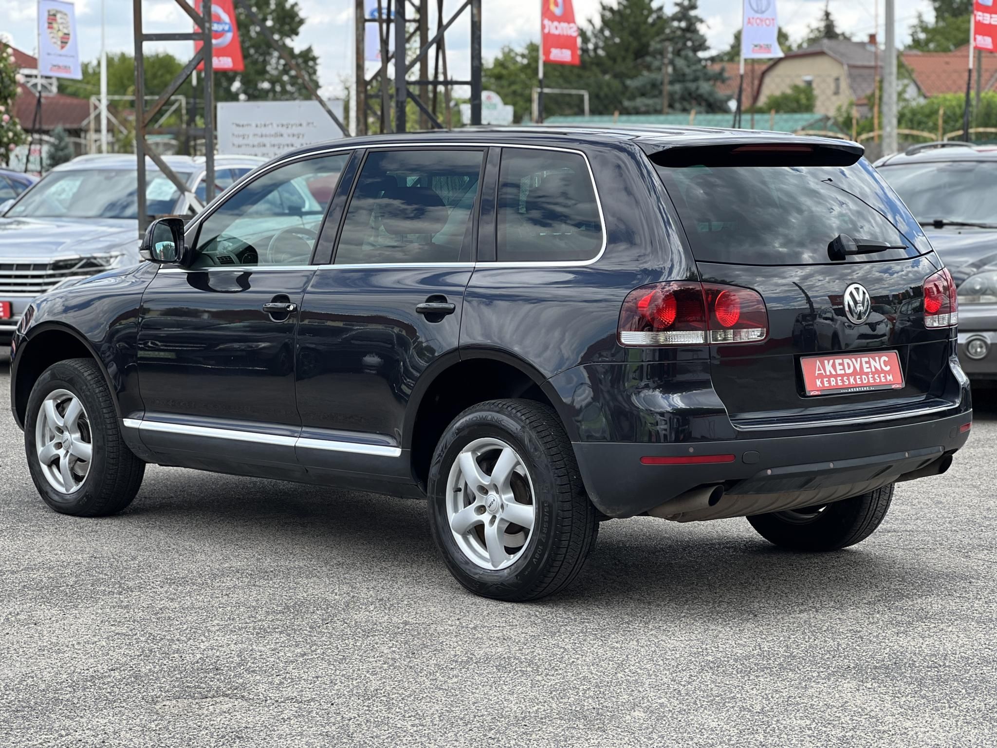 VOLKSWAGEN TOUAREG 3.0 V6 TDI Tiptronic ic Exkluzív bőrbelső Nem légrugós Gyári 3.5T horog Friss vizsga!