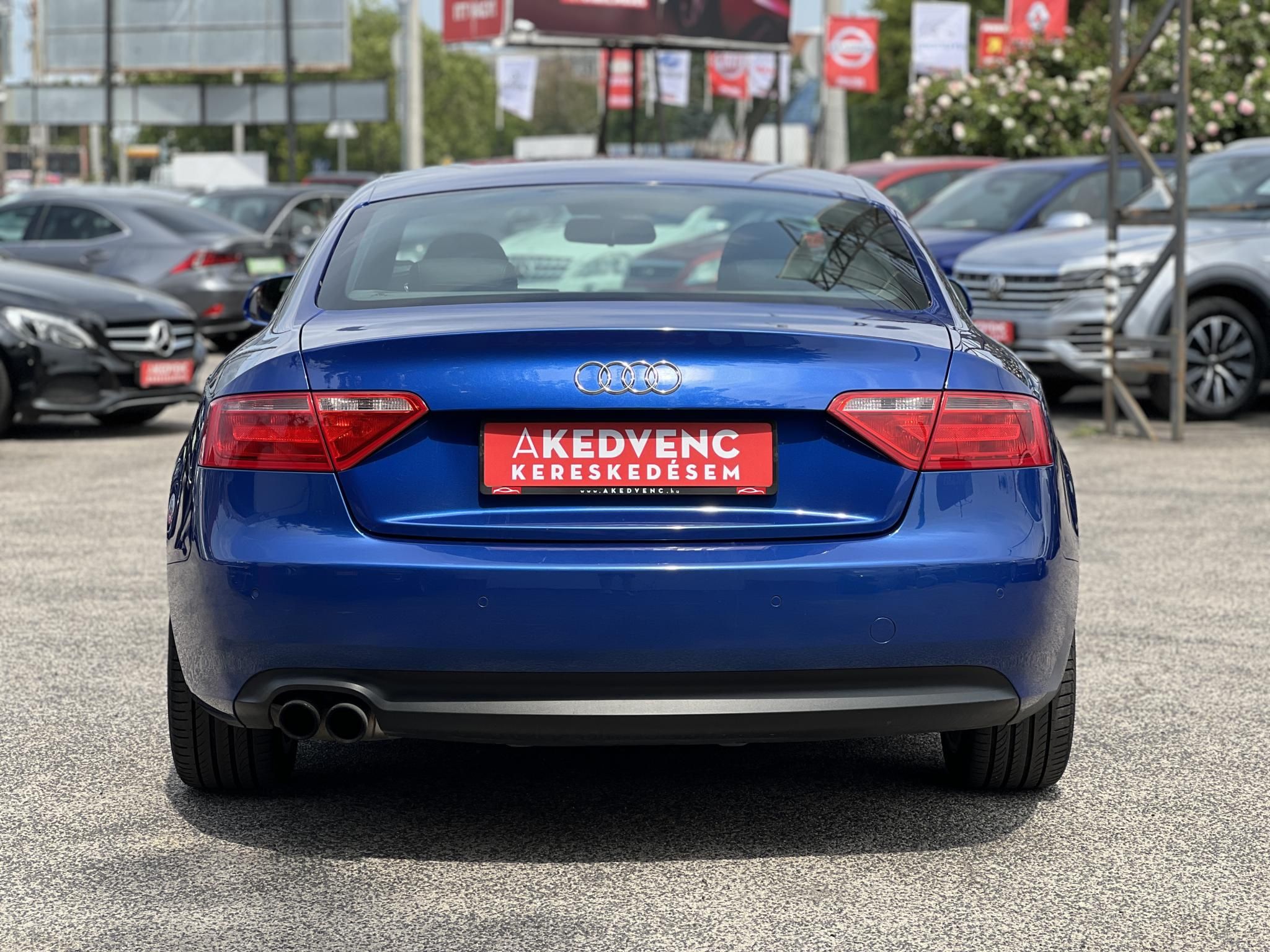 AUDI A5 Coupé 2.0 T FSi S-line 163e km. sérülésmentes. téli-nyári gumi. dokumentált előélet!
