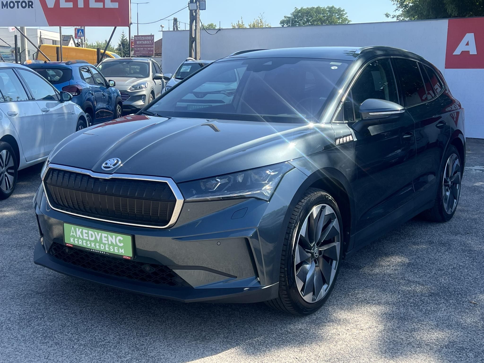 SKODA ENYAQ iV 60 Sportline Led fényszoró Navigáció Carplay Keyless Tolatókamera!