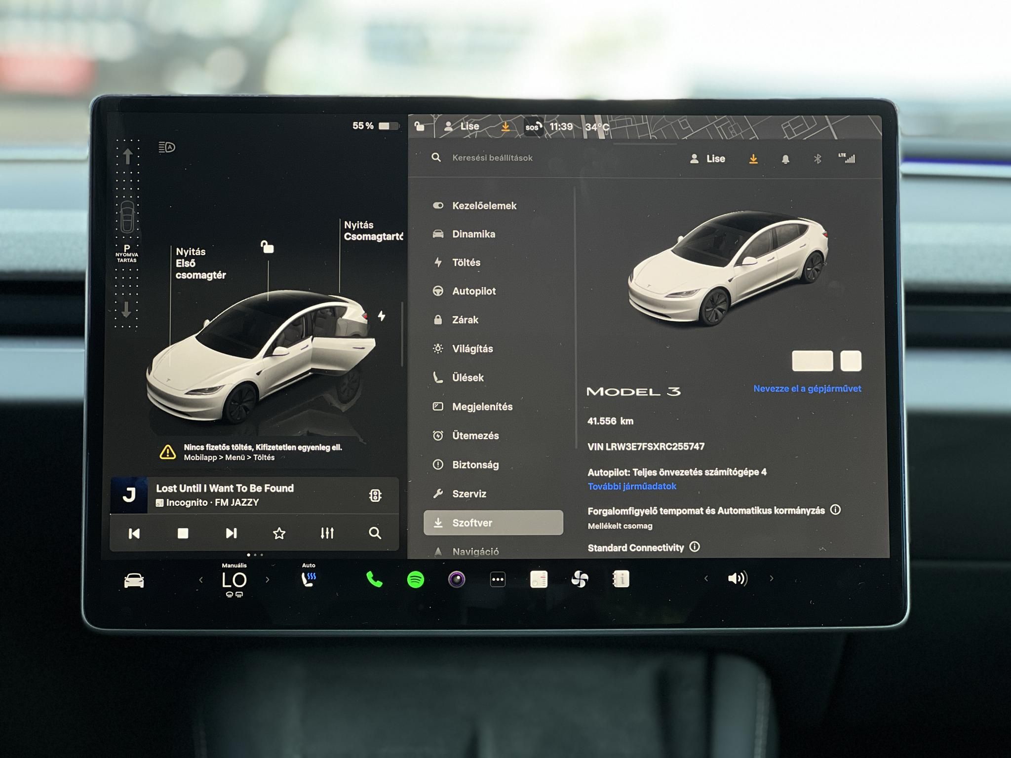 TESLA MODEL 3 RWD Premium (Automata) HIGHLAND 41e km. 2032-ig garanciális