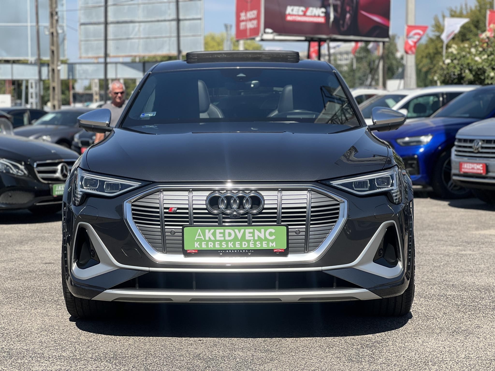 AUDI E-TRON Sportback 60 S quattro (Automata) 55e km. Bang And Olufsen. panoráma tető. head-up. CARPLAY. garanciális!