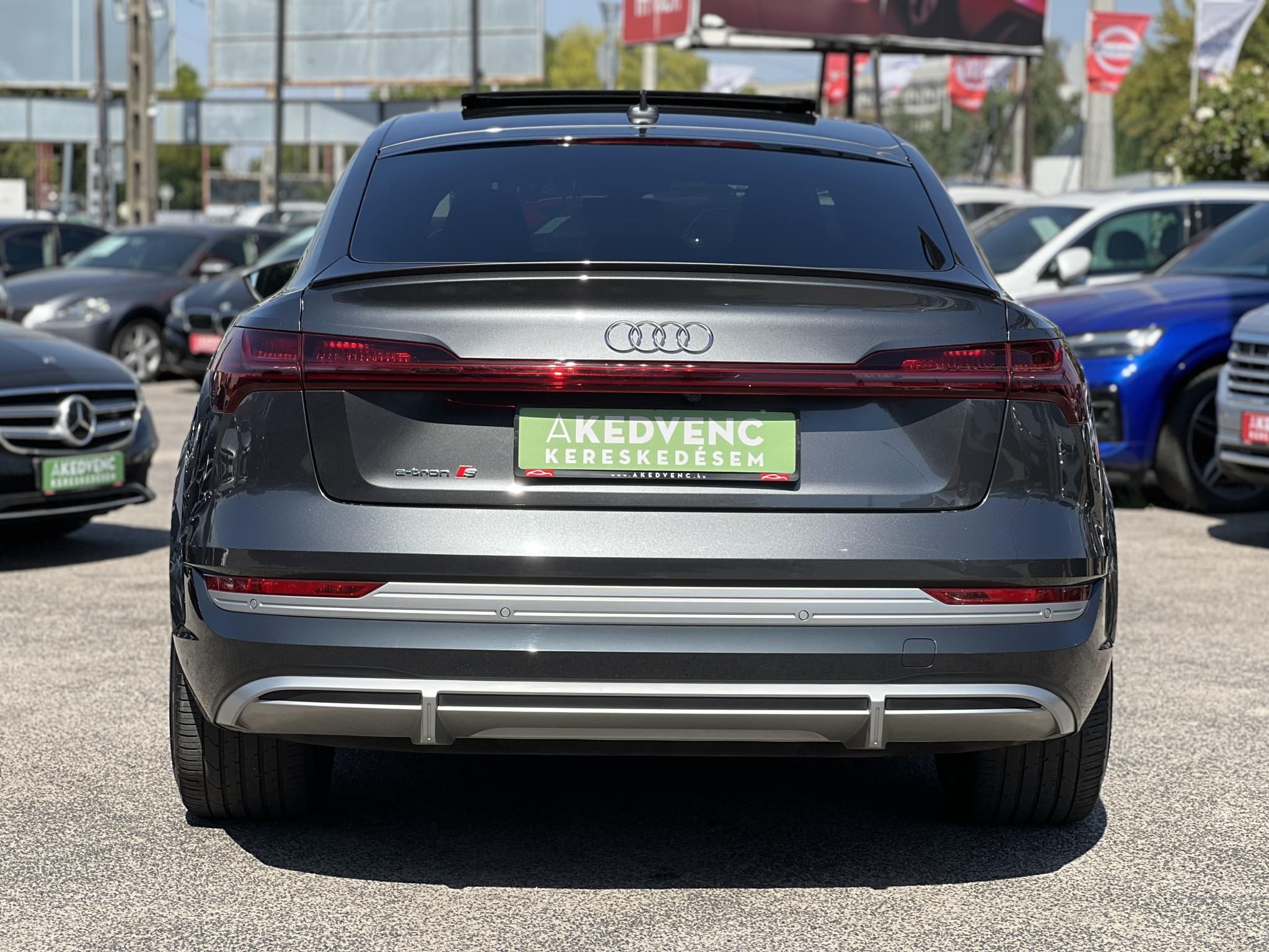 AUDI E-TRON Sportback 60 S quattro (Automata) 55e km. Bang And Olufsen. panoráma tető. head-up. CARPLAY. garanciális!
