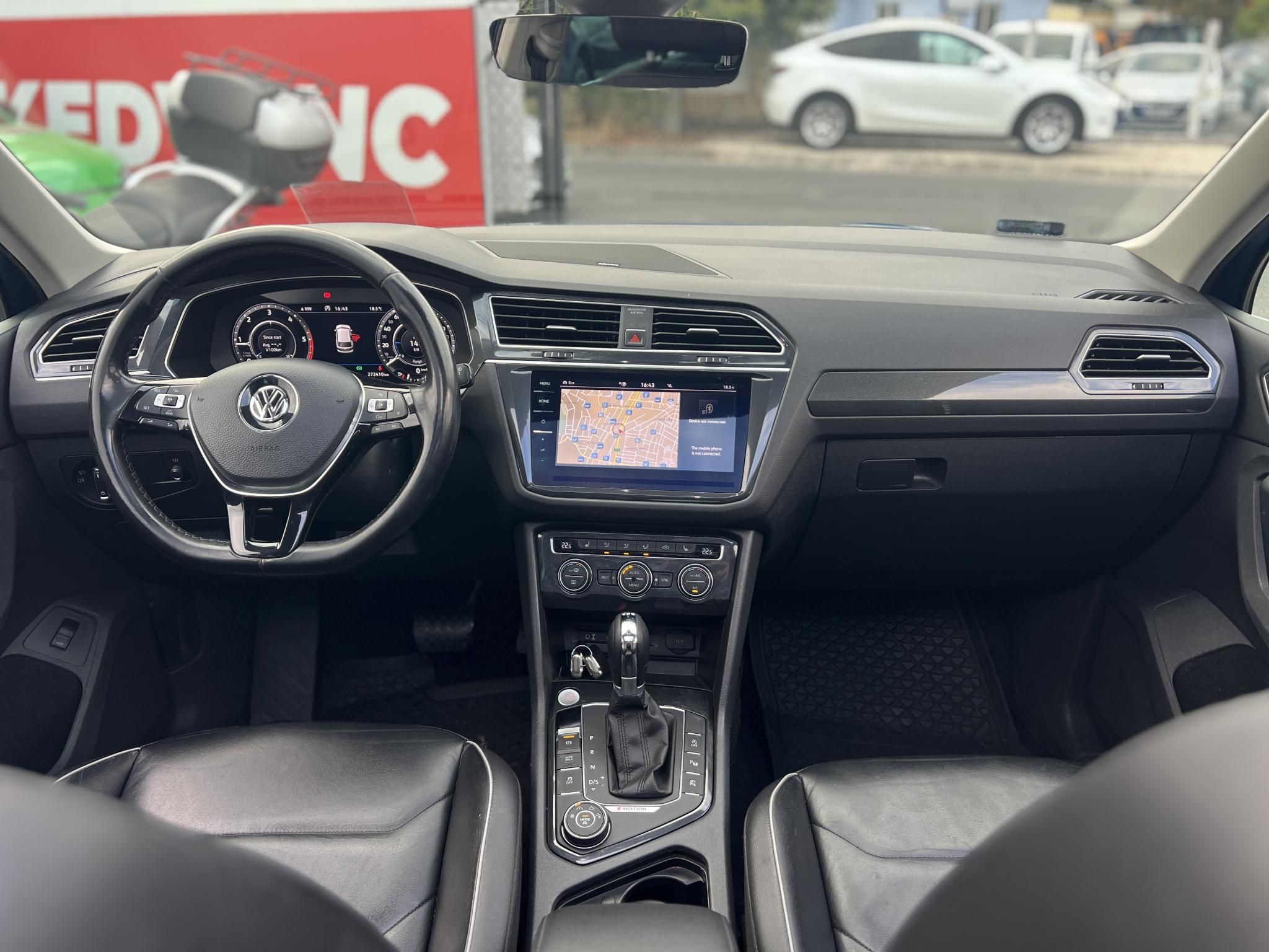 VOLKSWAGEN TIGUAN 2.0 TDI BMT SCR Highline 4Motion DSG Dynaudio. virtual cockpit. memória. head-up. bőrbelső. vezérlés cserélve!