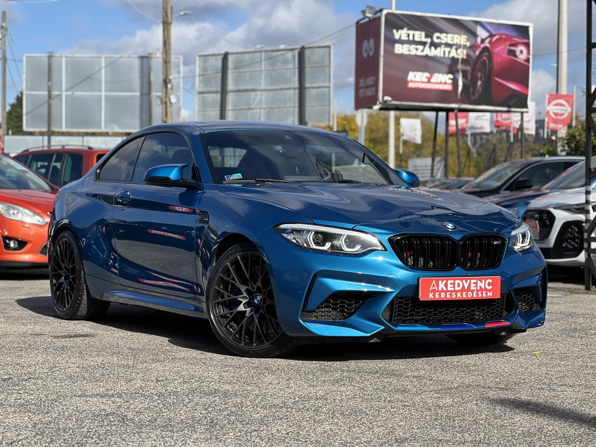 BMW M2 Competition DKG Tuningmentes. magas felszereltség. Apple carplay