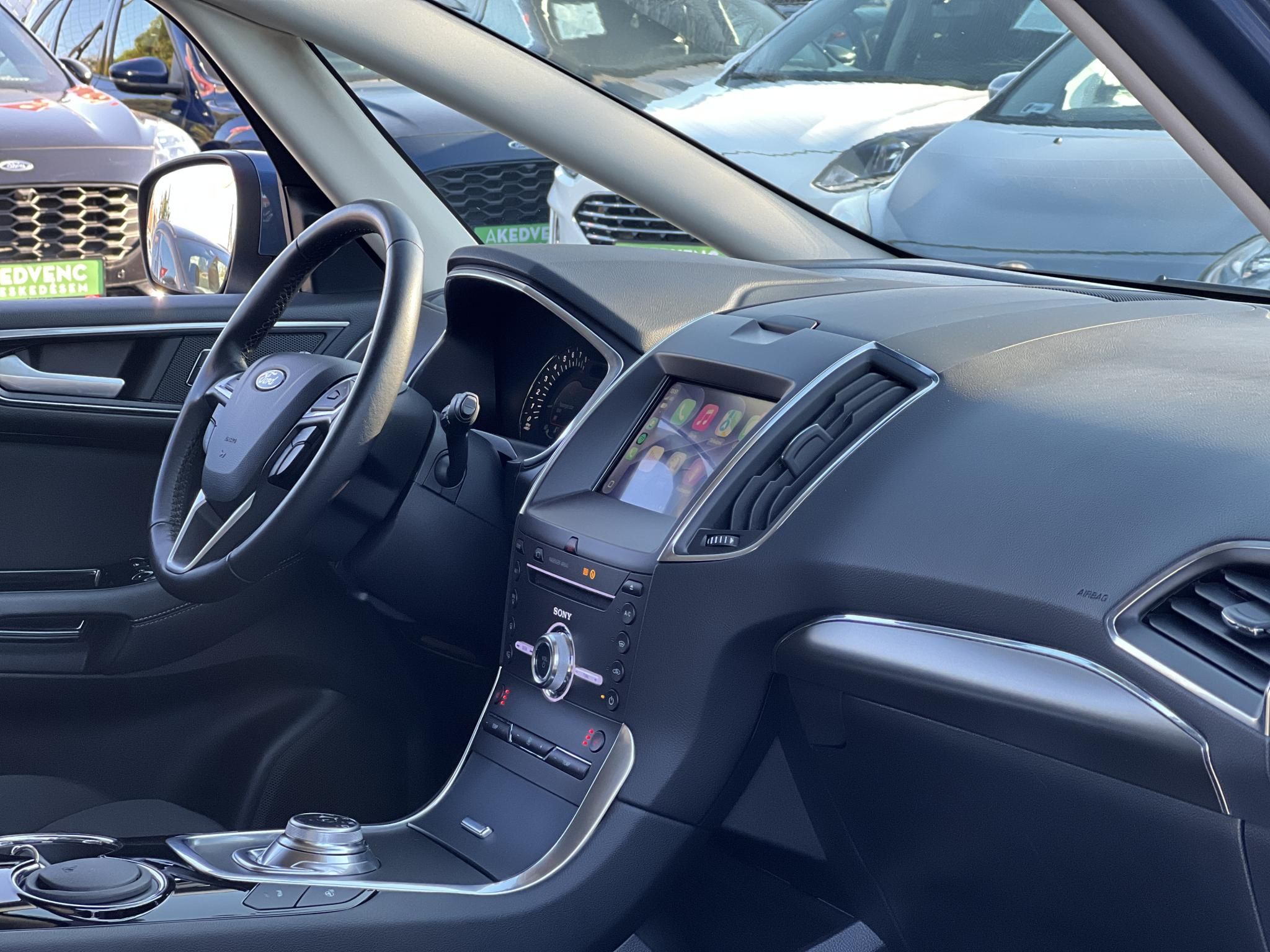 FORD S-MAX 2.5 FHEV Titanium CVT Sávtartó Carplay Tempomat Ülésfűtés!